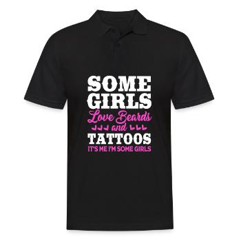 Tatoueur Tatoueur Tatoueur Tatoué Tatouage - Polo Homme - noir - Devant - Kai (181cm)