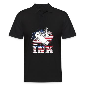 Tattoo Artist Tattoo Artist Tattooed Tattoo - Men's Polo Shirt - black - Front - Kai (181cm)