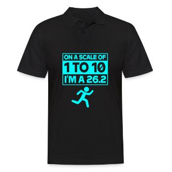 Marathonien Marathonien - Polo Homme - noir - Devant - Kai (181cm)