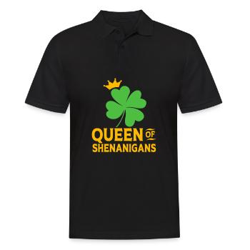 Shenanigan - Men's Polo Shirt - black - Front - Kai (181cm)