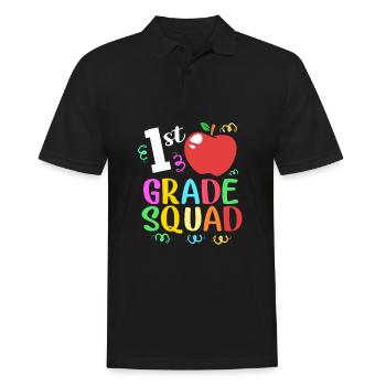 First Year - Men's Polo Shirt - black - Front - Kai (181cm)