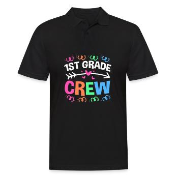 First Year - Men's Polo Shirt - black - Front - Kai (181cm)