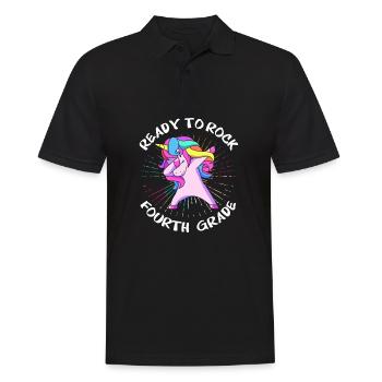4e année - Polo Homme - noir - Devant - Kai (181cm)