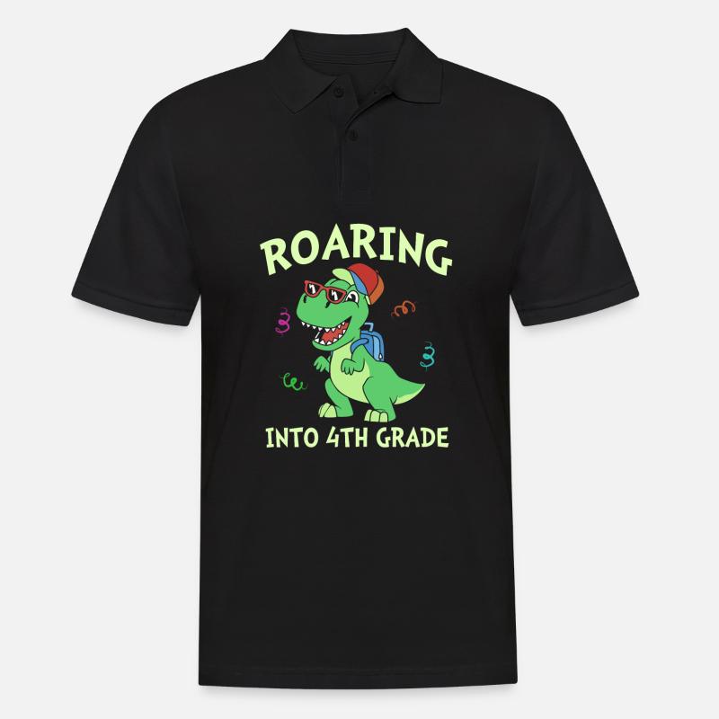 4. Klasse - Männer Poloshirt - Schwarz