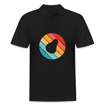 Avocat Vegan Lover Retro Veggie Diet Idée cadeau - Polo Homme - noir - Devant - Kai (181cm)