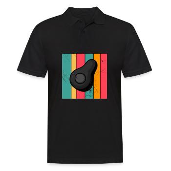 Avocat Vegan Lover Retro Veggie Diet Idée cadeau - Polo Homme - noir - Devant - Kai (181cm)