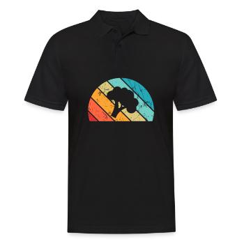 Broccoli Vegan Lover Retro Healthy Gift idea - Männer Poloshirt - Schwarz - Vorne - Kai (181cm)