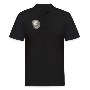 SF Visionary Jules Verne - Man In The Moon 1 - Men's Polo Shirt - black - Front - Kai (181cm)