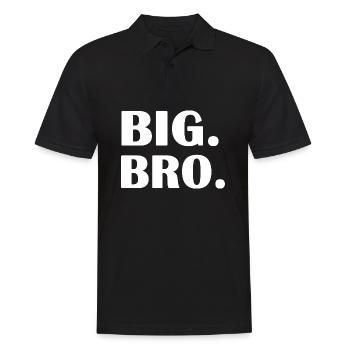 Big bro - Men's Polo Shirt - black - Front - Kai (181cm)