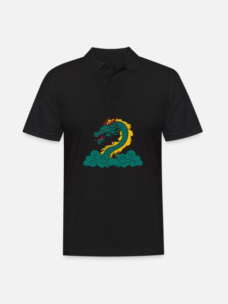 Année du Dragon 2024 - Polo Homme - noir