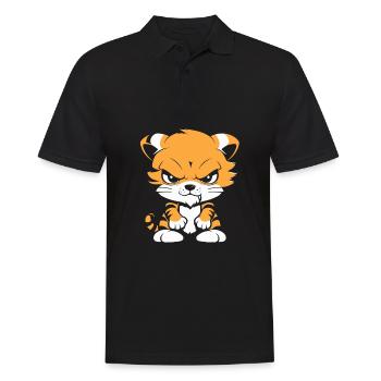 Tigre - Polo Homme - noir - Devant - Kai (181cm)