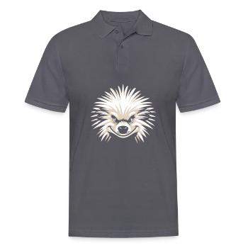 Porc-épic - Polo Homme - charbon - Devant - Nico (186cm)