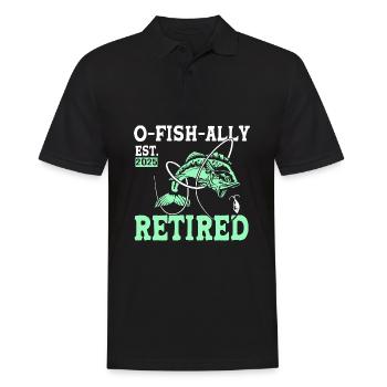 Retirement 2025 Pensioner Pension Pensioner - Men's Polo Shirt - black - Front - Kai (181cm)