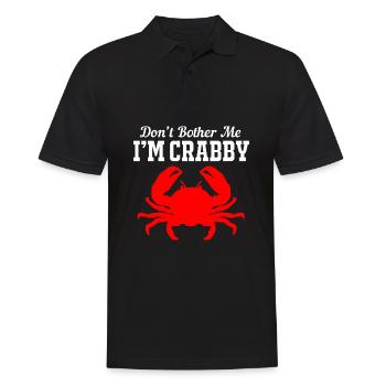 Crab - Men's Polo Shirt - black - Front - Kai (181cm)