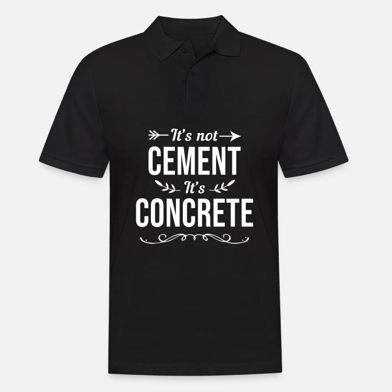 Construction worker construction site - Men's Polo Shirt - black