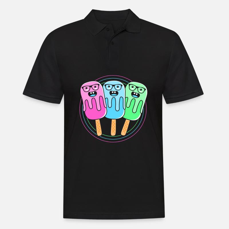 Pool Party - Männer Poloshirt - Schwarz