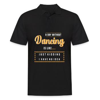 Tänzer Choreograph Tänzerin Tanzen Tanzlehrer - Männer Poloshirt - Schwarz - Vorne - Kai (181cm)