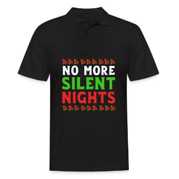 Weihnachten Gender Reveal Neugeborenes Babysprüche - Männer Poloshirt - Schwarz - Vorne - Kai (181cm)