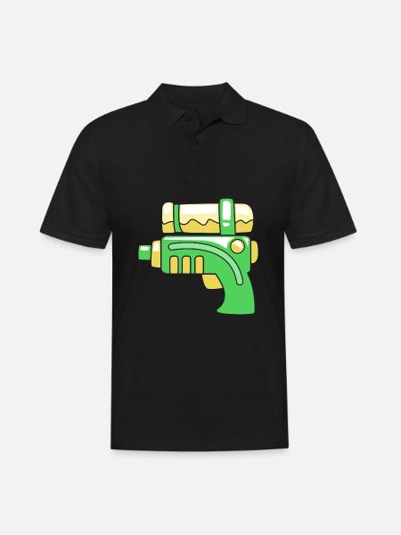 Water pistol - Men's Polo Shirt - black