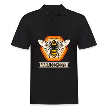 Imker - Männer Poloshirt - Schwarz - Vorne - Kai (181cm)