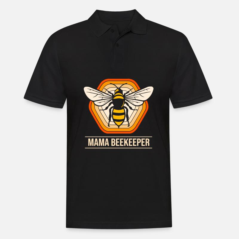 Imker - Männer Poloshirt - Schwarz