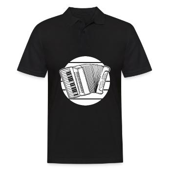Accordéon - Polo Homme - noir - Devant - Kai (181cm)