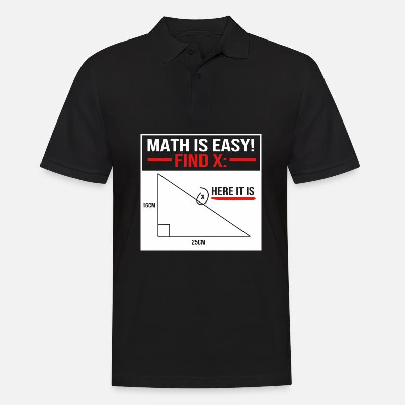 Mathematik - Männer Poloshirt - Schwarz