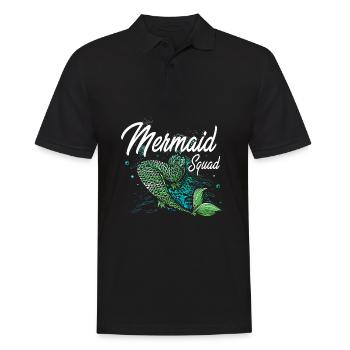 Pool Party - Männer Poloshirt - Schwarz - Vorne - Kai (181cm)