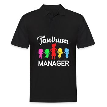 Kindergarten Erziehung Erzieher Erzieherin - Männer Poloshirt - Schwarz - Vorne - Kai (181cm)