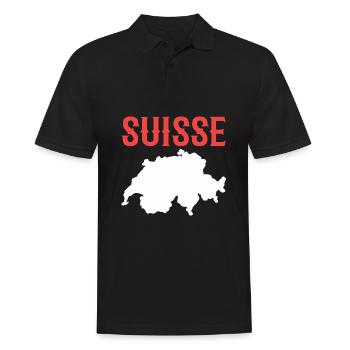 Suisse Suisse Suisse Allemande - Polo Homme - noir - Devant - Kai (181cm)