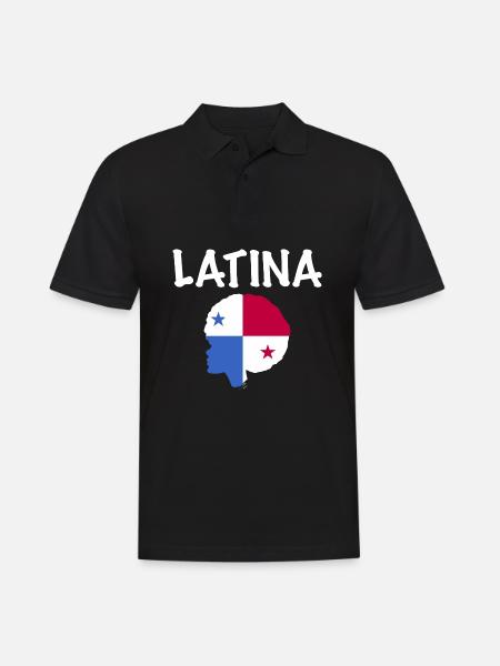 Afro Latina - Men's Polo Shirt - black