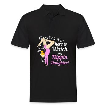 Gymnastics - Men's Polo Shirt - black - Front - Kai (181cm)
