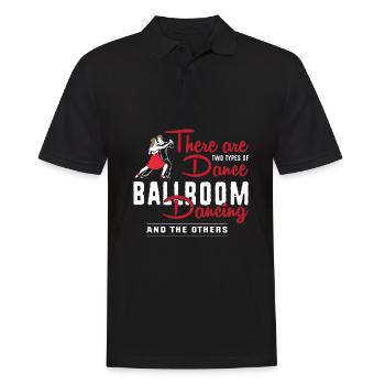 Waltz Couple Dance - Men's Polo Shirt - black - Front - Kai (181cm)