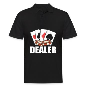 Blackjack Black Jack - Männer Poloshirt - Schwarz - Vorne - Kai (181cm)