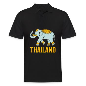 Thaïlande - Polo Homme - noir - Devant - Kai (181cm)