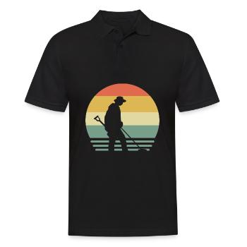 Détecteur de métaux - Polo Homme - noir - Devant - Kai (181cm)