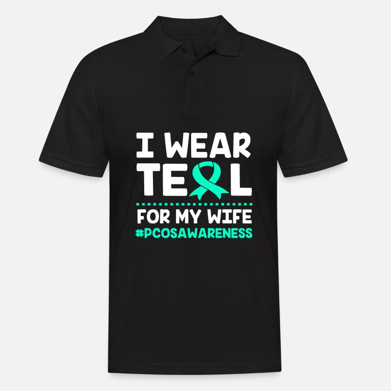 Pcos-Bewusstsein - Männer Poloshirt - Schwarz