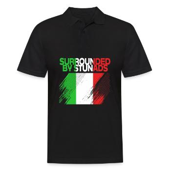 Italien Italie Italie - Polo Homme - noir - Devant - Kai (181cm)