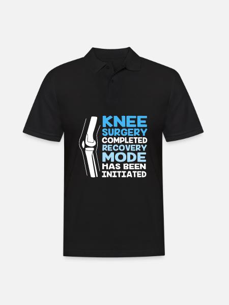 Knee Surgery - Men's Polo Shirt - black