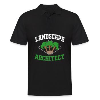 architecture - Men's Polo Shirt - black - Front - Kai (181cm)