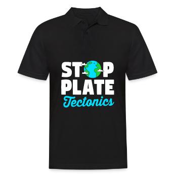 Geologist - Men's Polo Shirt - black - Front - Kai (181cm)