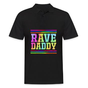 Rave Raver Musique techno Techno basse Table de mixage - Polo Homme - noir - Devant - Kai (181cm)