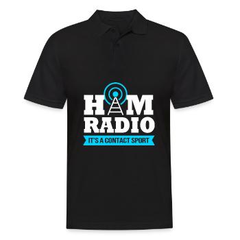 Antenne radio amateur - Polo Homme - noir - Devant - Kai (181cm)