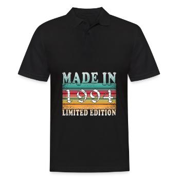 Construit en 1994 cadeau d’anniversaire Vintage - Polo Homme - noir - Devant - Kai (181cm)
