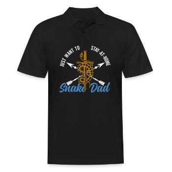 Propriétaires de serpents Amoureux des serpents Serpents - Polo Homme - noir - Devant - Kai (181cm)