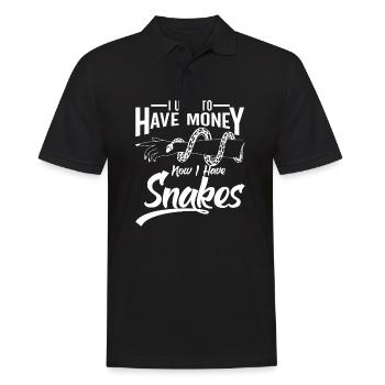 Propriétaires de serpents Amoureux des serpents Serpents - Polo Homme - noir - Devant - Kai (181cm)