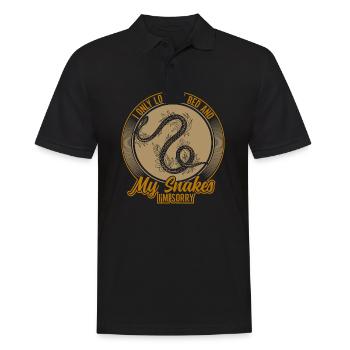 Propriétaires de serpents Amoureux des serpents Serpents - Polo Homme - noir - Devant - Kai (181cm)