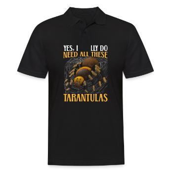 Tarantula Papa Tarantulas Collector Tarantula - Men's Polo Shirt - black - Front - Kai (181cm)