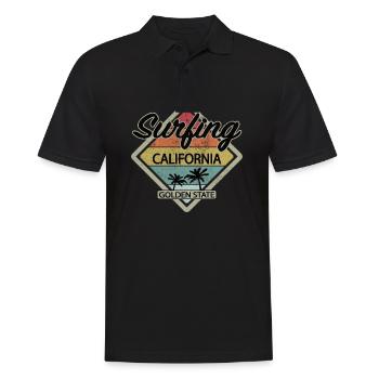 Surf Californie surf - Polo Homme - noir - Devant - Kai (181cm)