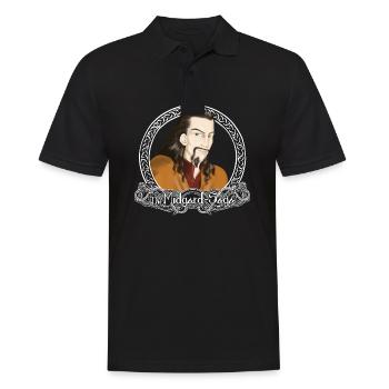 La saga Midgard - Loki cadre blanc - Polo Homme - noir - Devant - Kai (181cm)